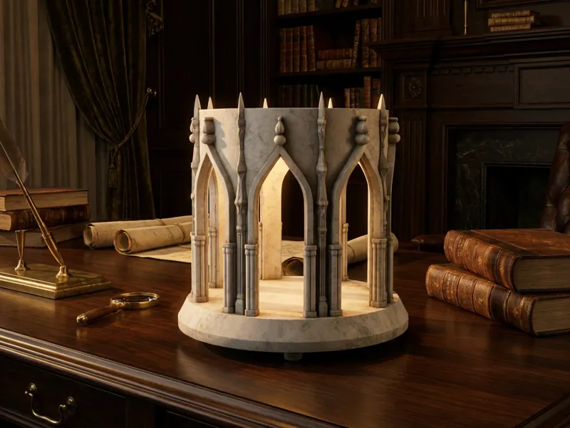 Gothic Cathedral Base Display Stand