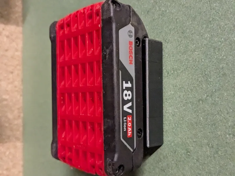 wall mount for Bosch Professional 18V battery