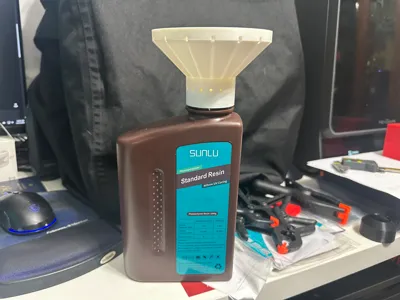 Sunlu resin bottle screw on funnel
