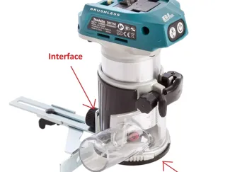 Makita DRT50 router base plate