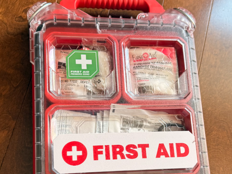 Clip-On FIRST AID Label for Packout First Aid Kits