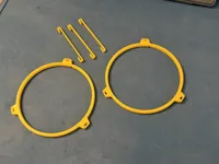 4" Flexible Expandable Air Duct. 70mm long hooks.