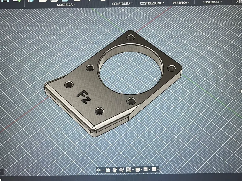 Tamiya MB01 supporto ventola per FWD