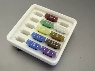Low-profile Mini Fuse Gridfinity tray (LP-mini)