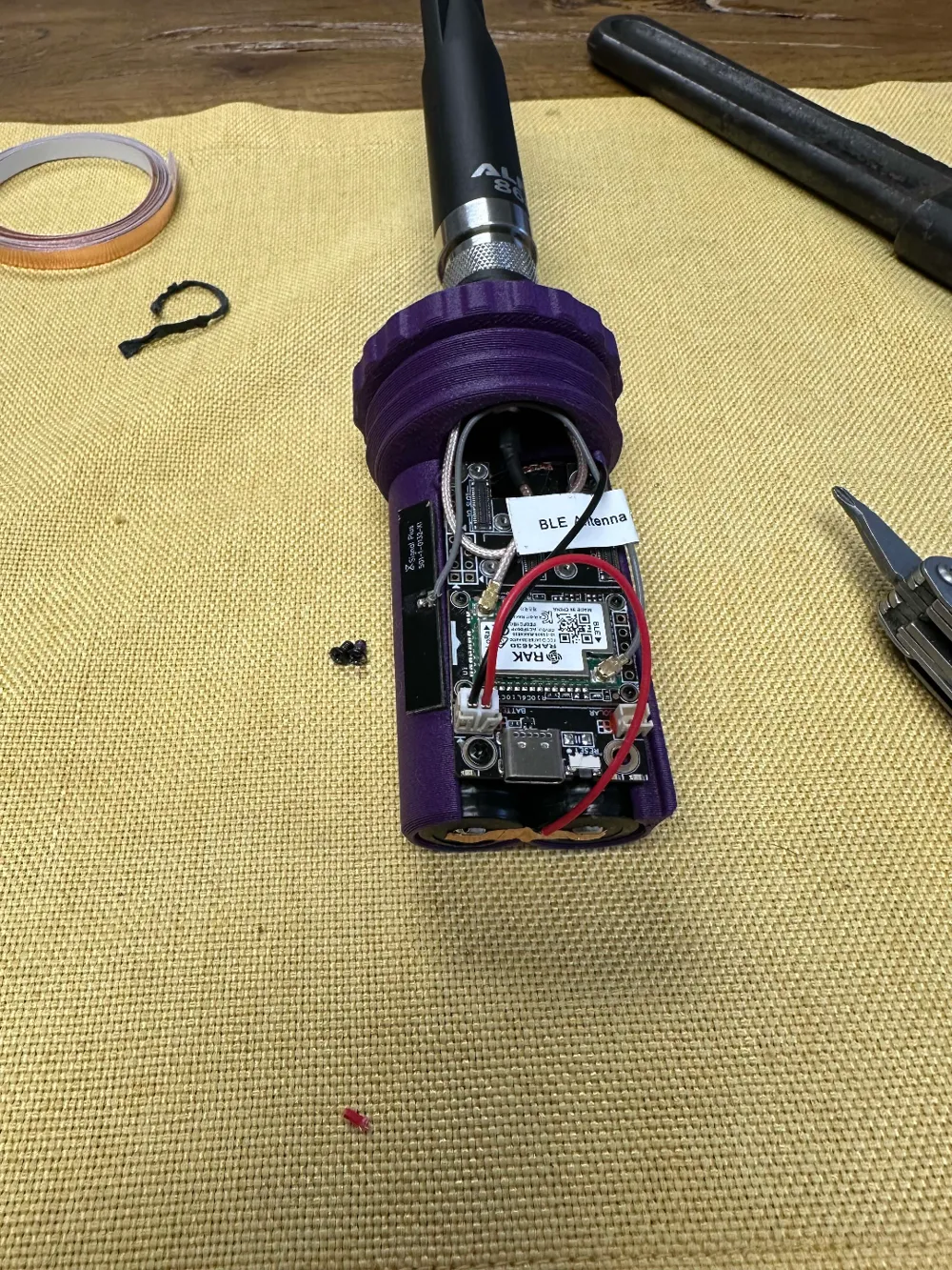 Beta Meshtastic RAK 19007 duel 18650 no tools weather resistant ...