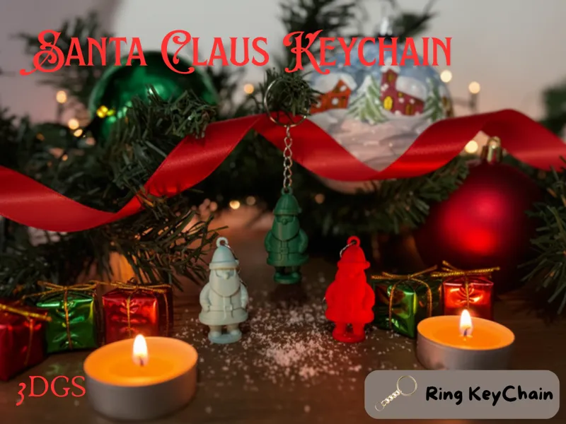 Santa Claus - Christmas KeyChain