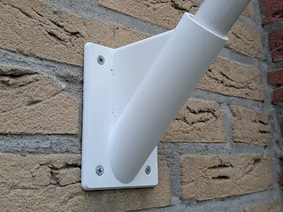 Wall mount flag pole 30mm