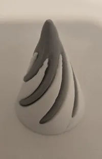 Cône en spirale illusion d'optique — photo 4