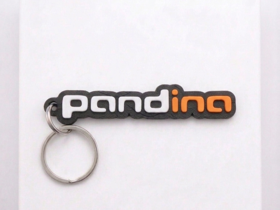 Portachiavi Pandina - Motivo a Guscio di Tartaruga