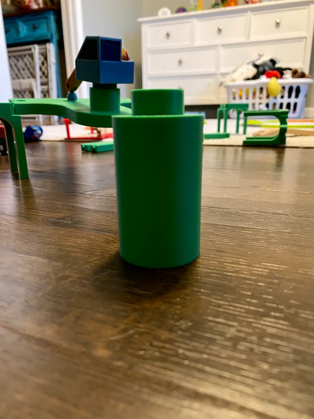 Wooden train riser for crane by kyle_k - MakerWorld