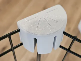 Holder clip for long child/dog gate