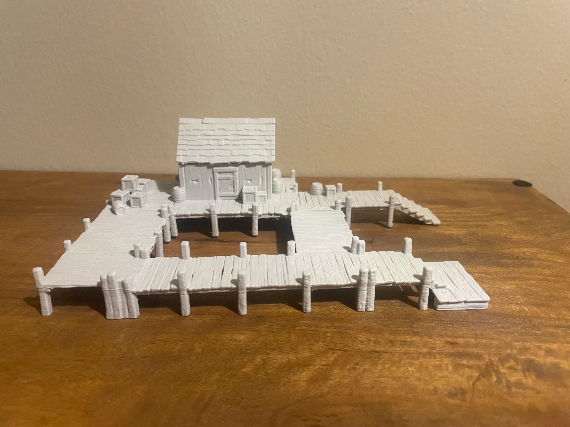 Fantasy Dock & Wharf – 32mm Tabletop Terrain - 1