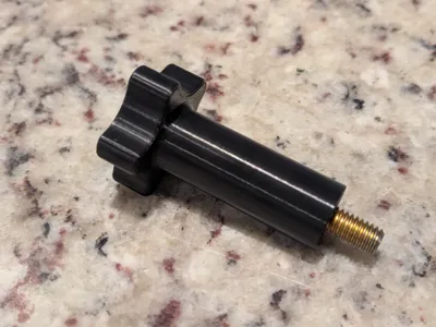 Extended knob for imperial hex bolts