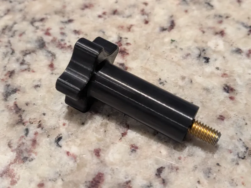 Extended knob for imperial hex bolts