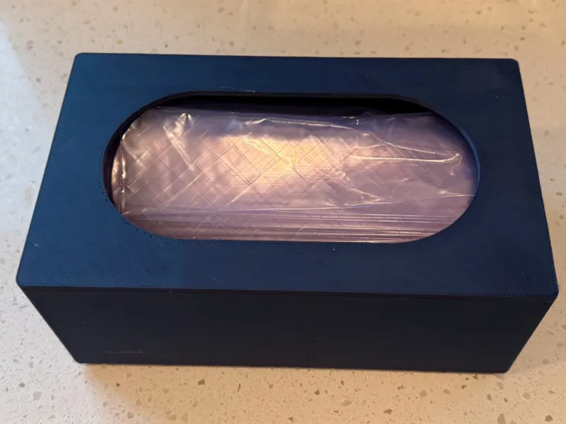 Quart Ziplock Dispenser - Gridfinity (5x3)