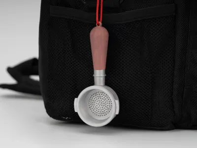 Portafilter keychain charm ornament