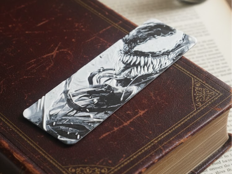 Venom Bookmark: Dark Comic Style for Fans