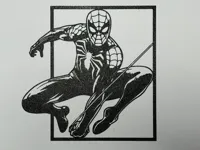 Silhouette Spider-Man (déco murale) — photo 1