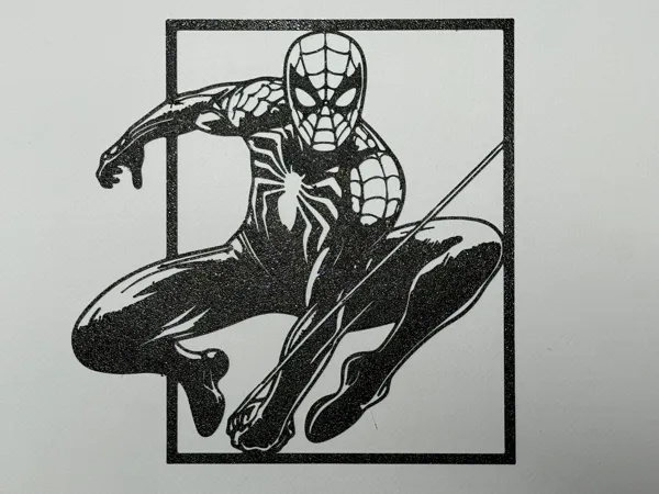 Silhouette Spider-Man (déco murale)