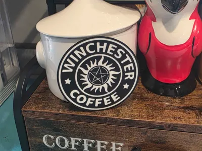 Winchester Coffee Bar Sign - Supernatural