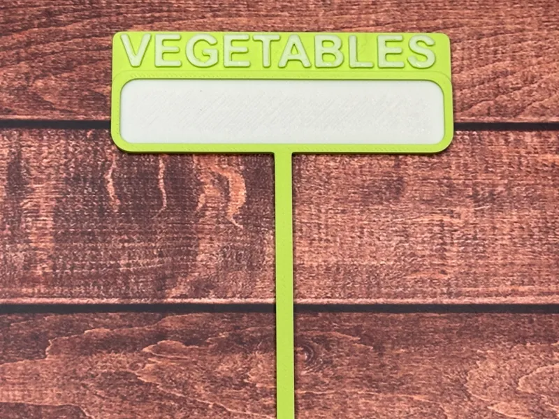 Simple but effective Vegetable Plant Marker