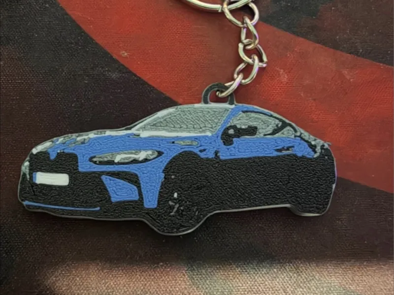 BMW M4 Competition Keychain