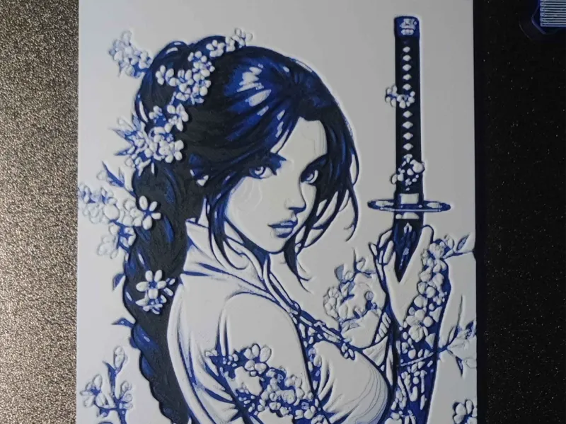 woman with a sword