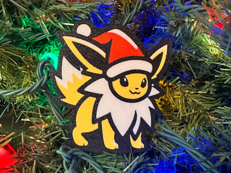 Jolteon Christmas Ornament