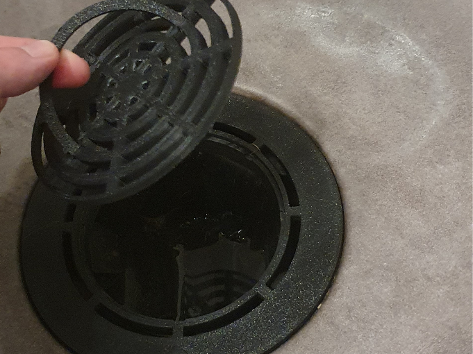 drain cover norwegian 1980 removeable middle