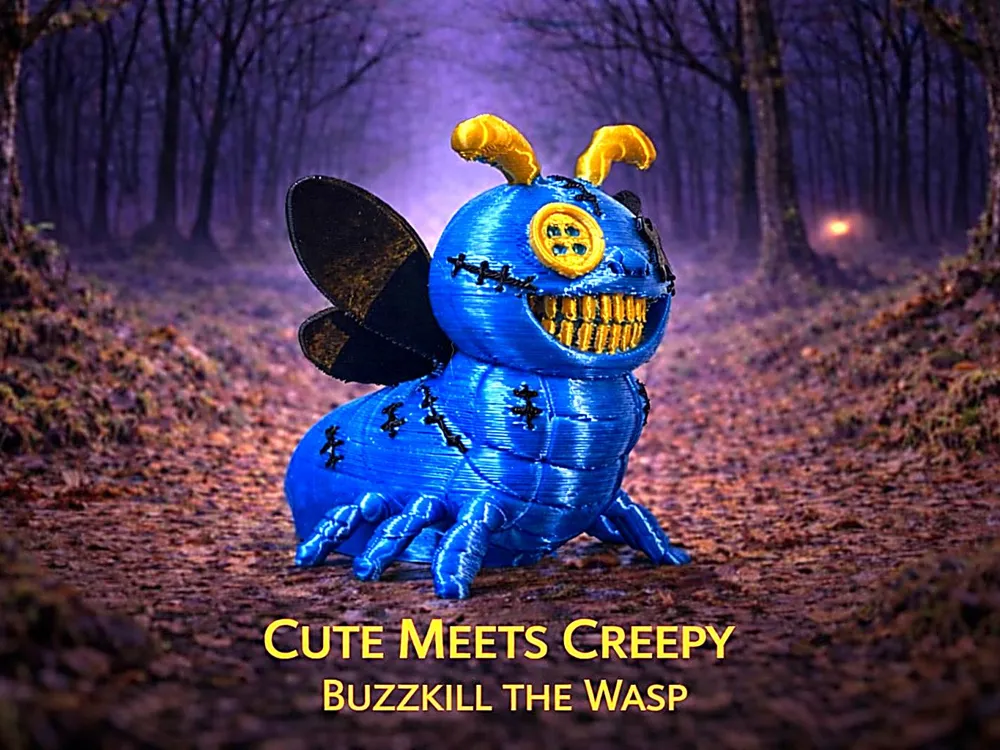 Buzzkill the Nightmare Wasp Cozy Horror Collection - Free 3D Print ...