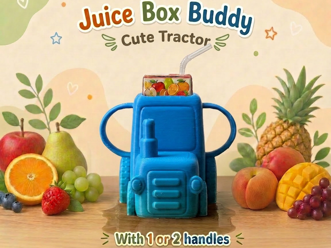 Tractor Juice Box Buddy Holder