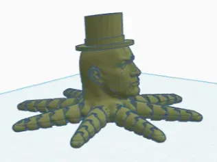 rocktopus with hat