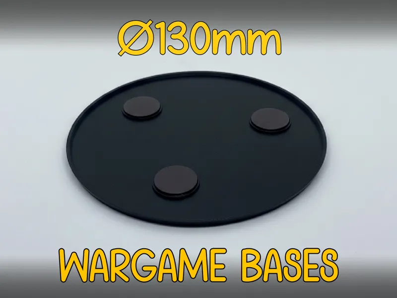 Wargaming Bases Magnet | 130mm miniature