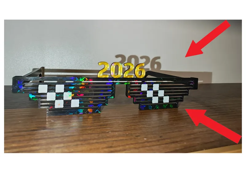 2026 New Year Glasses - Tough