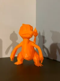 Statue low poly Charmeleon (Pokémon) — photo 2