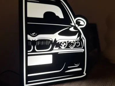BMW e39 Art lamp|Lightbox|