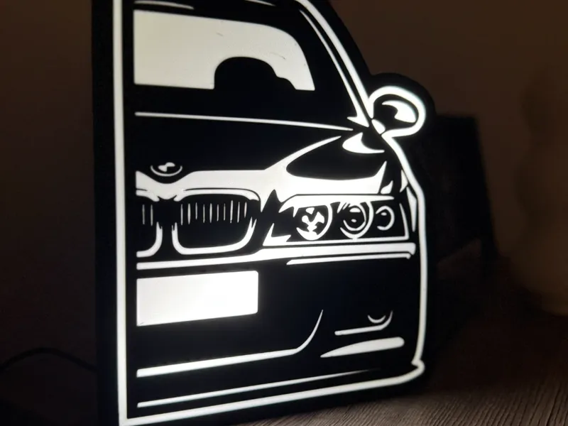 BMW e39 Art lamp|Lightbox|