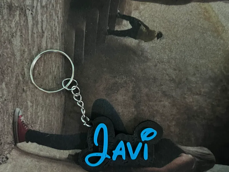 Llavero con el nombre de Javi