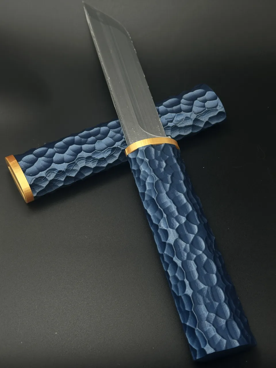 Tsuchime Tanto ,(Hammered Texture Short Sword) view 3