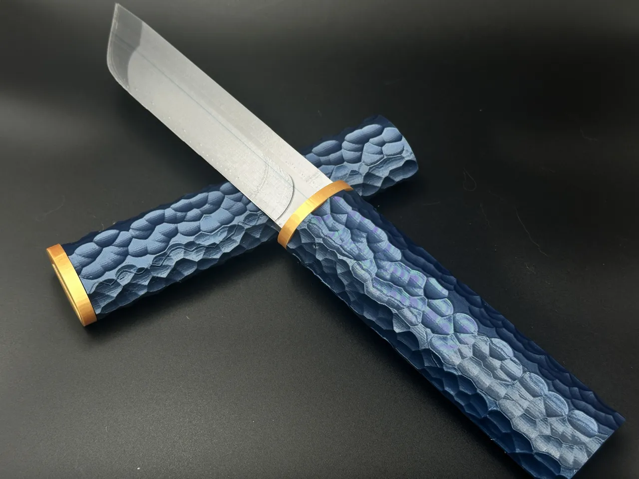 Tsuchime Tanto ,(Hammered Texture Short Sword) view 2