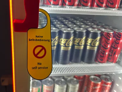 No Self-Service Sign