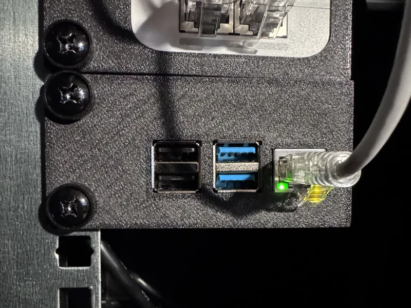 Raspberry Pi 4 10 zoll halter links