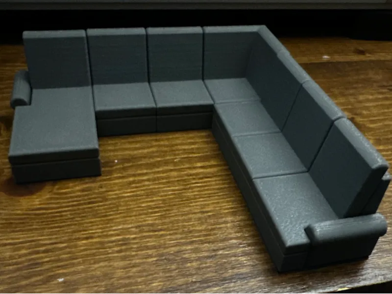 Sectional Sofa 1mm=1inch