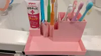 Organiseur de lavabo pour brosses à dents — photo 2