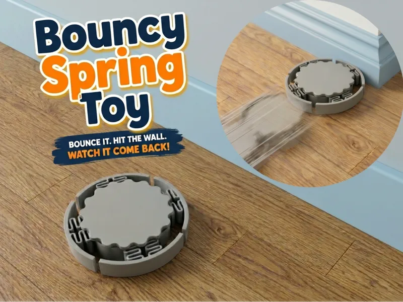 Bouncy Spring Wall Return Toy