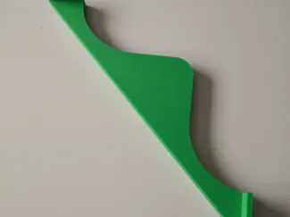 Radienschablone für Kantenfräse 20mm Radius