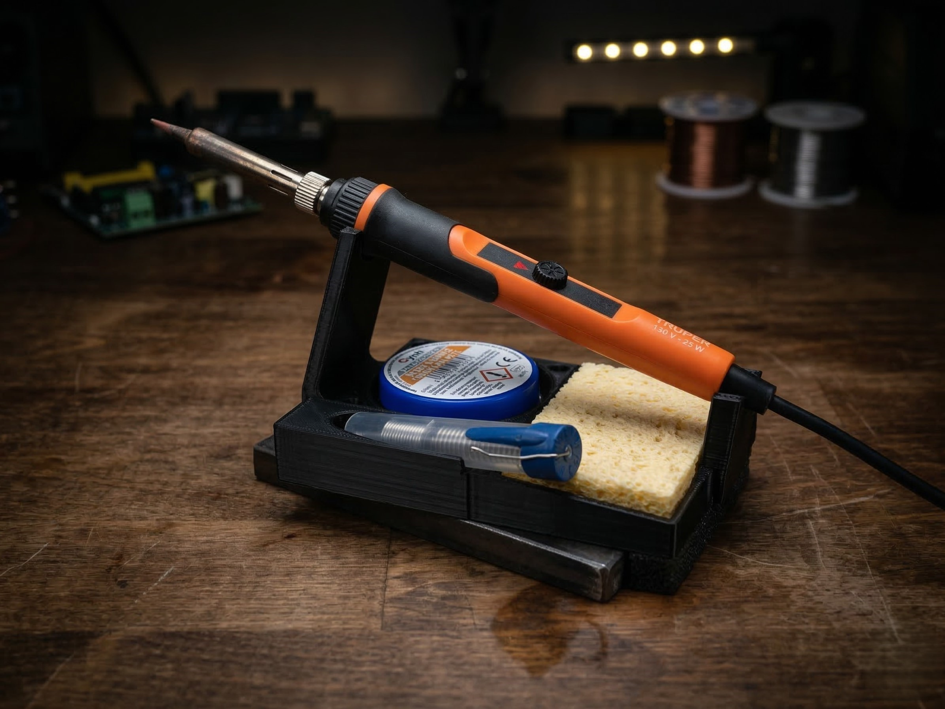Soldering Iron Stand - Optimized for No Supports
