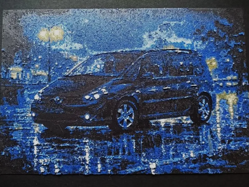 HueForge Car Picture (Espace IV)