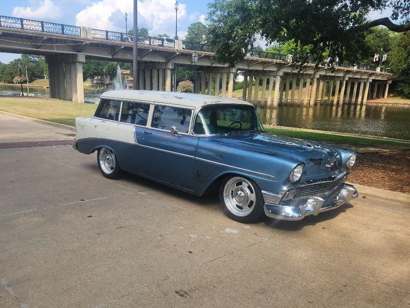 56 Chevy 2 door wagon