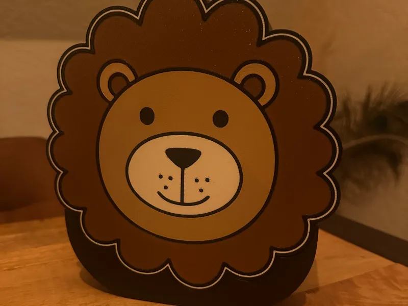 Löwen Lampe / Lion Lamp